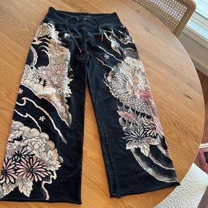 Lucky brand Geisha girl sweatpants